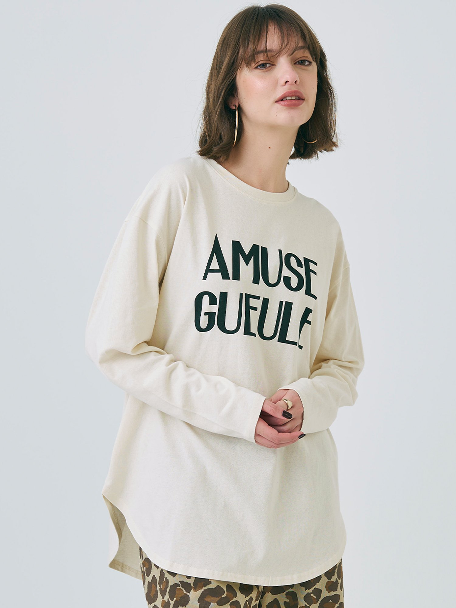 coca テールカットアソートプリントTシャツ コカ トップス カットソー・Tシャツ レッド ベージュ ブルーのサムネイル
