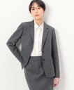 【SALE/50%OFF】COMME CA 【セットアップ対応】ウールストライプ シングルジャケット コムサ スーツ・フォーマル セットアップスーツ ネイビー ...