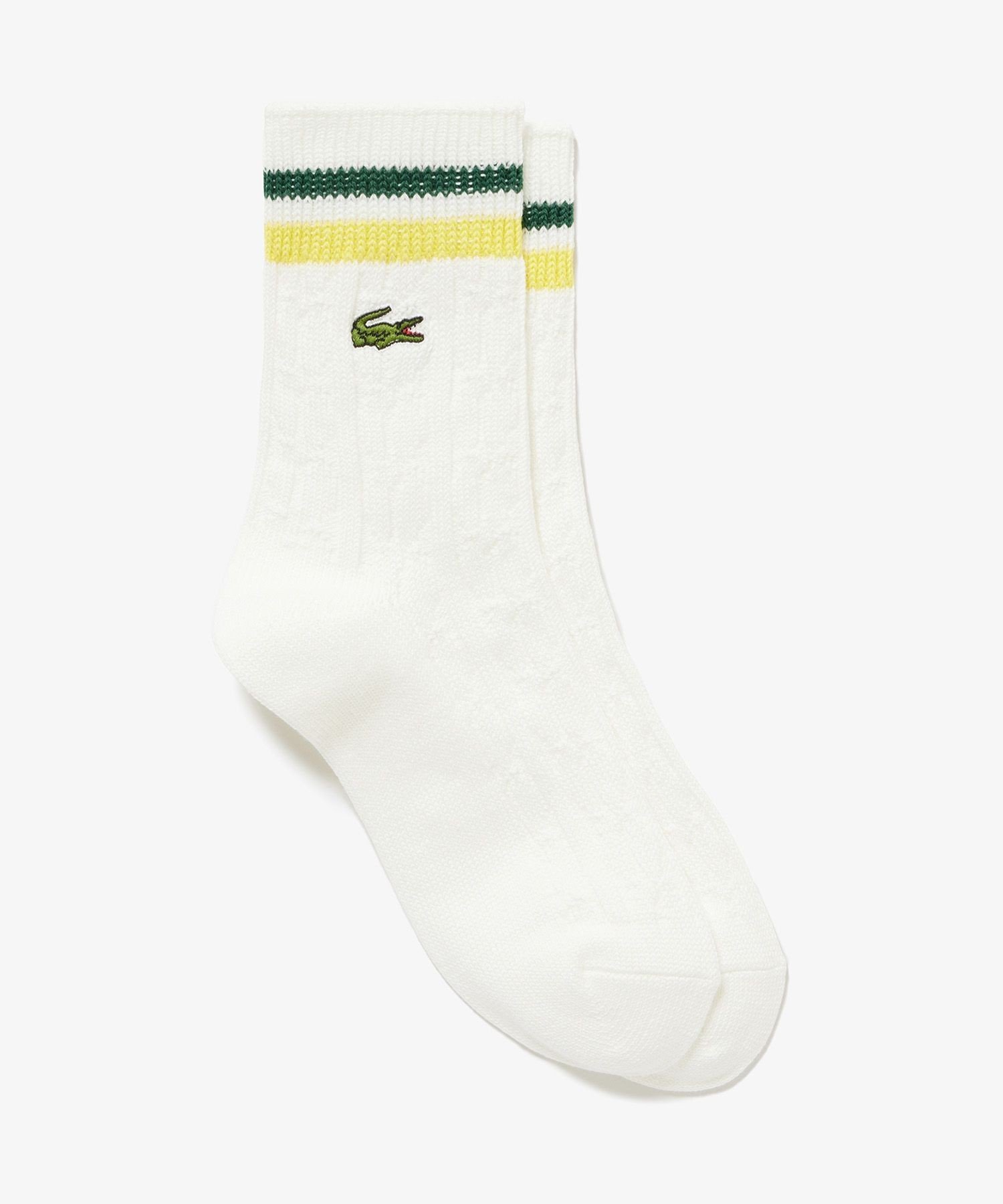 ラコステ 靴下 メンズ LACOSTE ケーブルニットウィメンズラインドソックス(22cm-24cm) ラコステ 靴下・レッグウェア 靴下 ホワイト ベージュ ネイビー