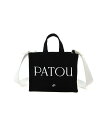 Patou PATOU SMALL TOTE BAG パトゥ バッグ トートバッグ ブラック ホワイト【送料無料】