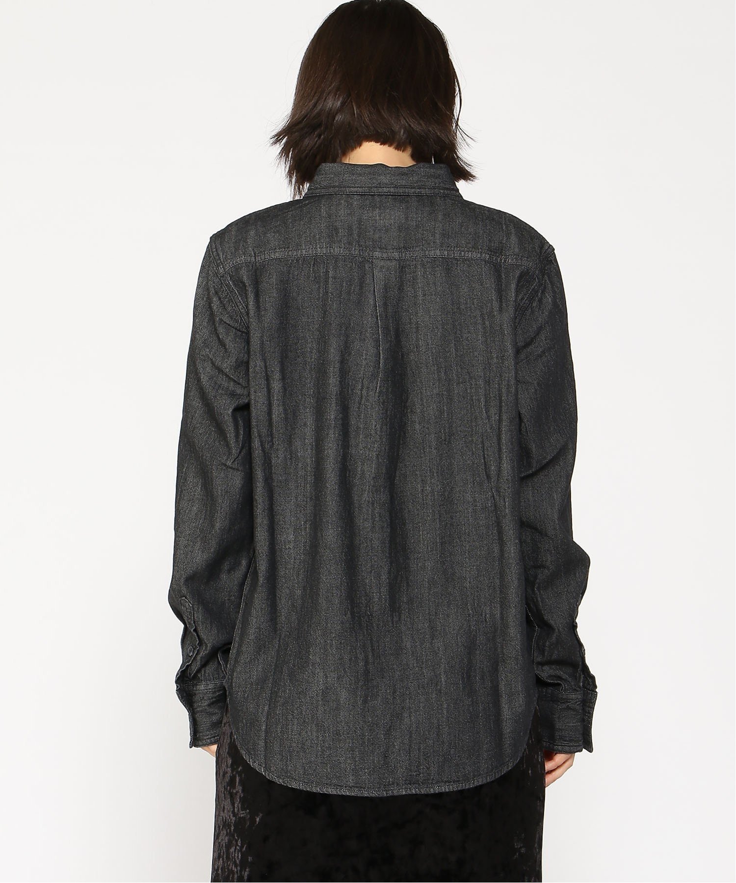 GUESS JEANS デニムシャツ(W)GJ Regular Denim Shirt ゲス トップス シャツ・ブラウス ブラック