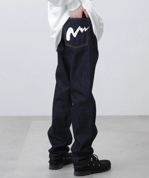 GSC MENS SELECT MANASTASH/マナスタッシュ DENIM TAPERED PT (MENS) ゴースローキャラバン パンツ その他のパンツ ブルー
