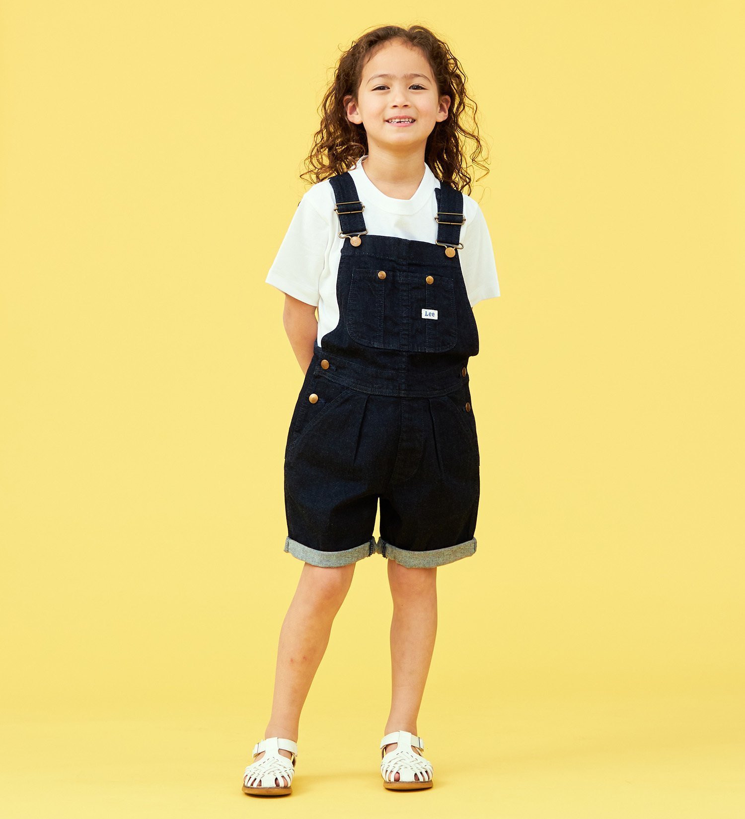 Lee Lee 【110-150cm】キッズ ストレッチ オーバーオールショーツ エドウインオンラインモール オールインワン・オーバーオール オーバーオール・サロペット ブルー【送料無料】