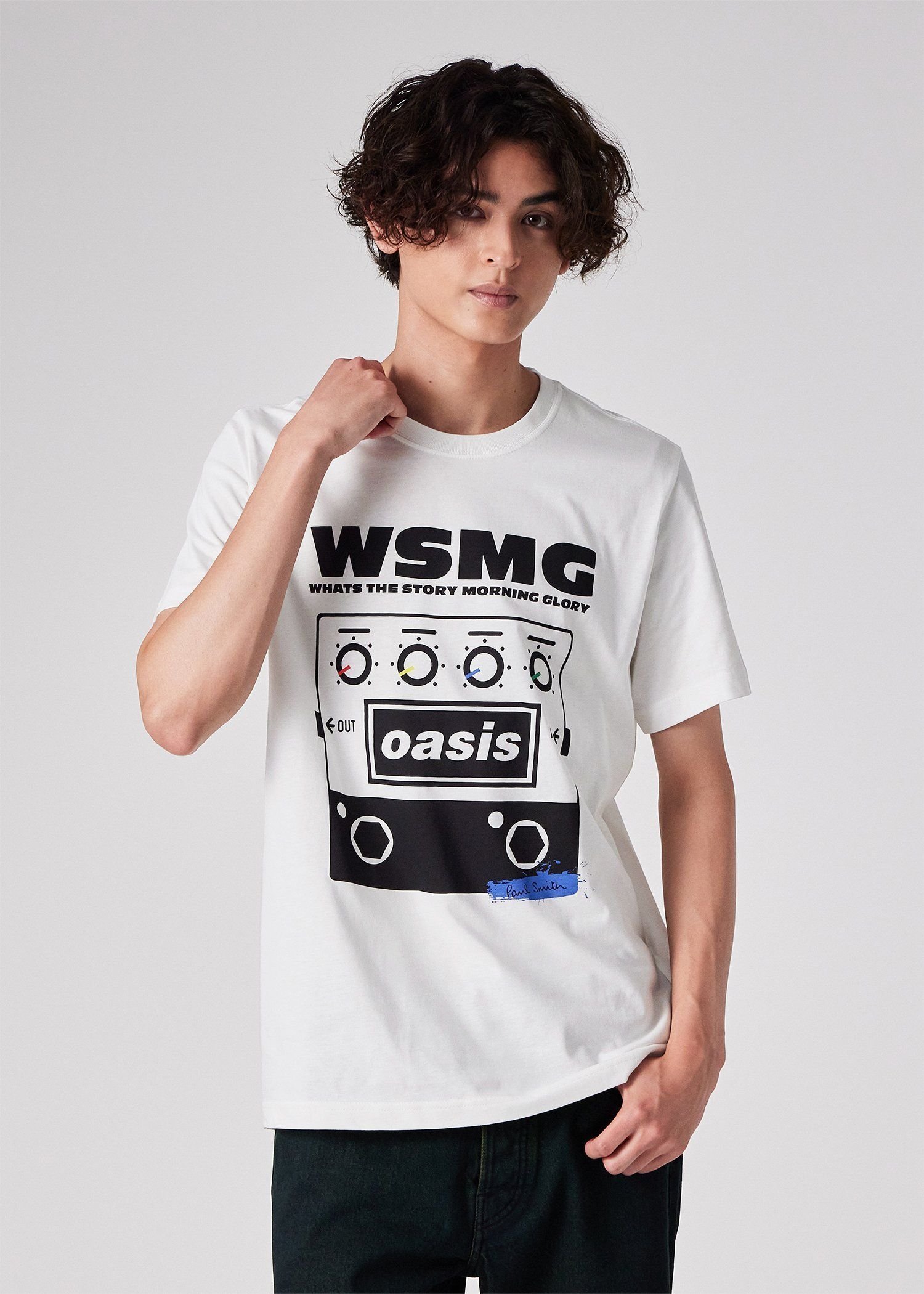 Paul Smith Paul Smith × Oasis WSMG Tシャツ ポール・スミス トップス カットソー・Tシャツ ブラック ホワイト【送料無料】のサムネイル