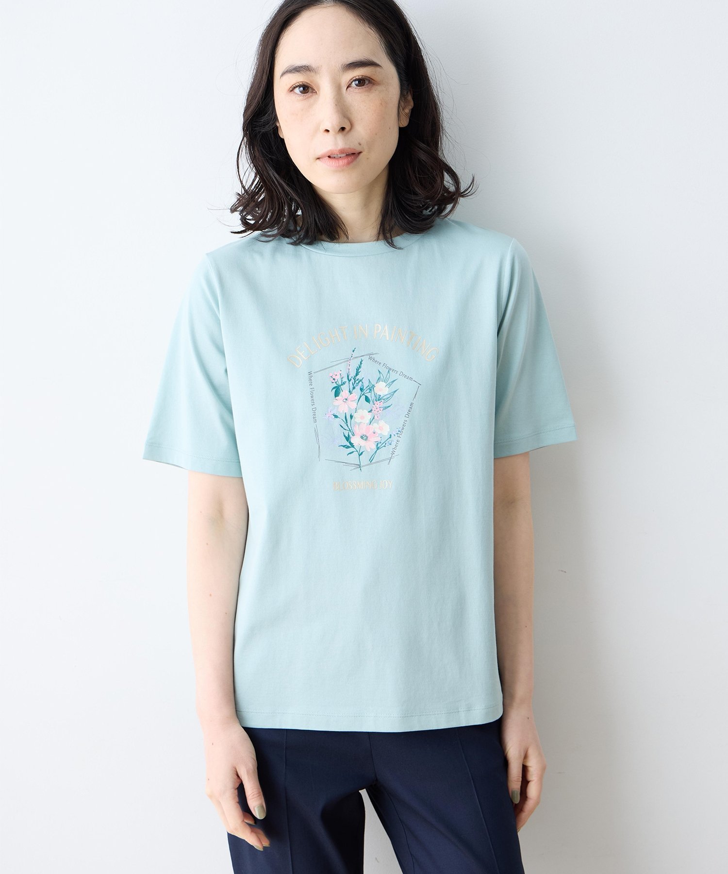 DECOY ひやさらTシャツ【冷感】【UVカット】 デコイシンス1981 トップス カットソー・Tシャツ ホワイト グリーン ネイビー【送料無料】