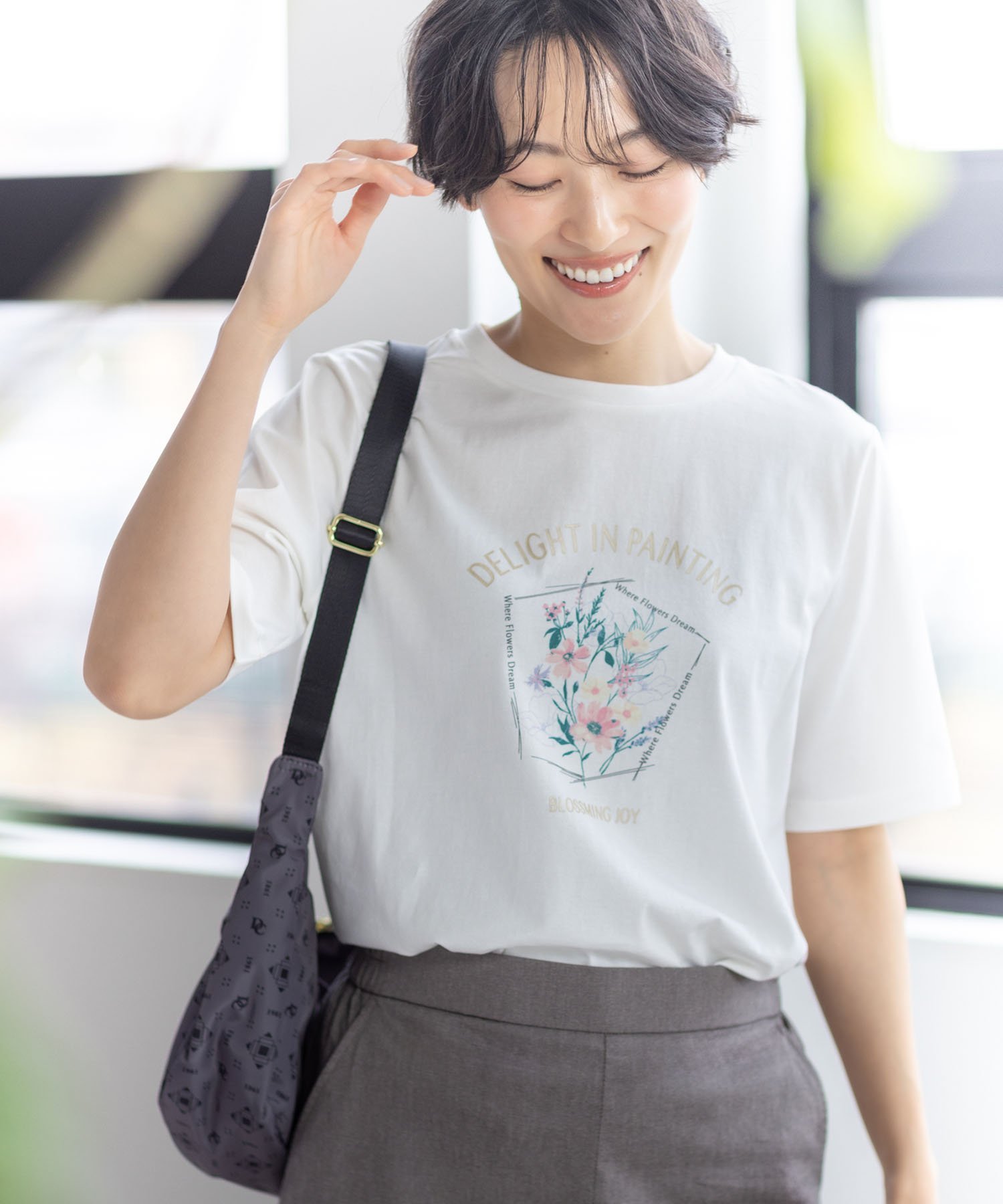DECOY ひやさらTシャツ【冷感】【UVカット】 デコイシンス1981 トップス カットソー・Tシャツ ホワイト グリーン ネイビー【送料無料】