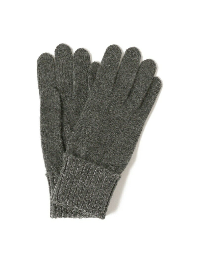 BEAMS JAPAN tet. / 天竺 カラー リブ グローブ Women ビームス ジャパン ファッション雑貨 手袋 ブラ..