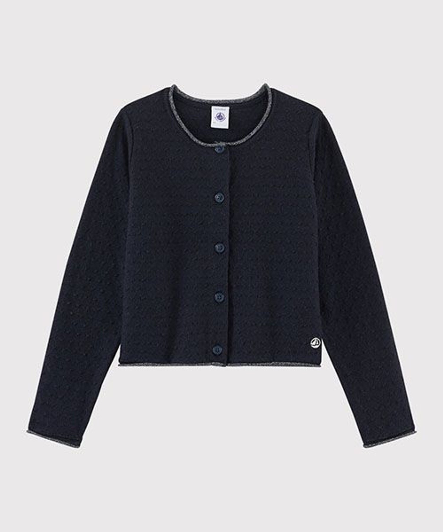 【SALE／40 OFF】PETIT BATEAU ウール コットンニットカーディガン プチバトー トップス カーディガン ホワイト【送料無料】