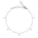 LARA Christie ベイビーズ ブレス ブレスレット ダイヤモンド 0.15ct PT900 K18 ララクリスティー アクセサリー・腕時計 ブレスレット・バングル シルバー【送料無料】