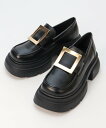 【SALE/20%OFF】LOVEHUNTER 6cmヒール ワンピース 韓国ファッション バックルローファー ☆1909 サンエーフットウェアー シューズ・靴...