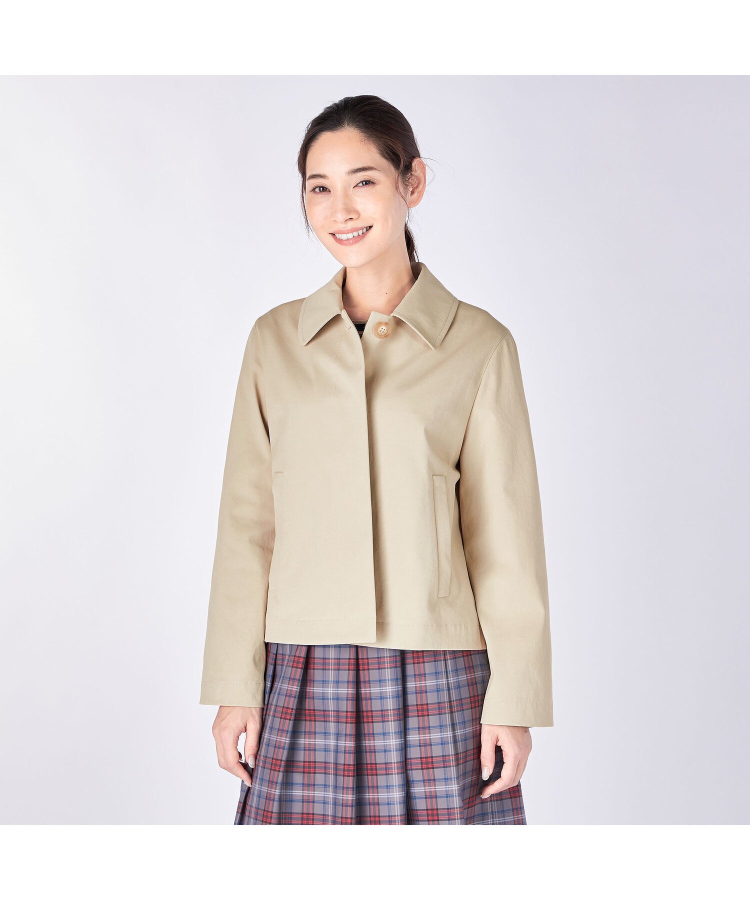 【SALE/45%OFF】KEITH 【Lサイズ】ステートリーサージジャケット キース ジャケット・アウター テーラードジャケット・ブレザー ベージュ ネイビー【送料無料】