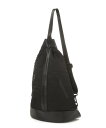 【SALE/44%OFF】LAKOLE フェイクレザー切替スリングバッグ ラコレ バッグ ショルダーバッグ ブラック グレー