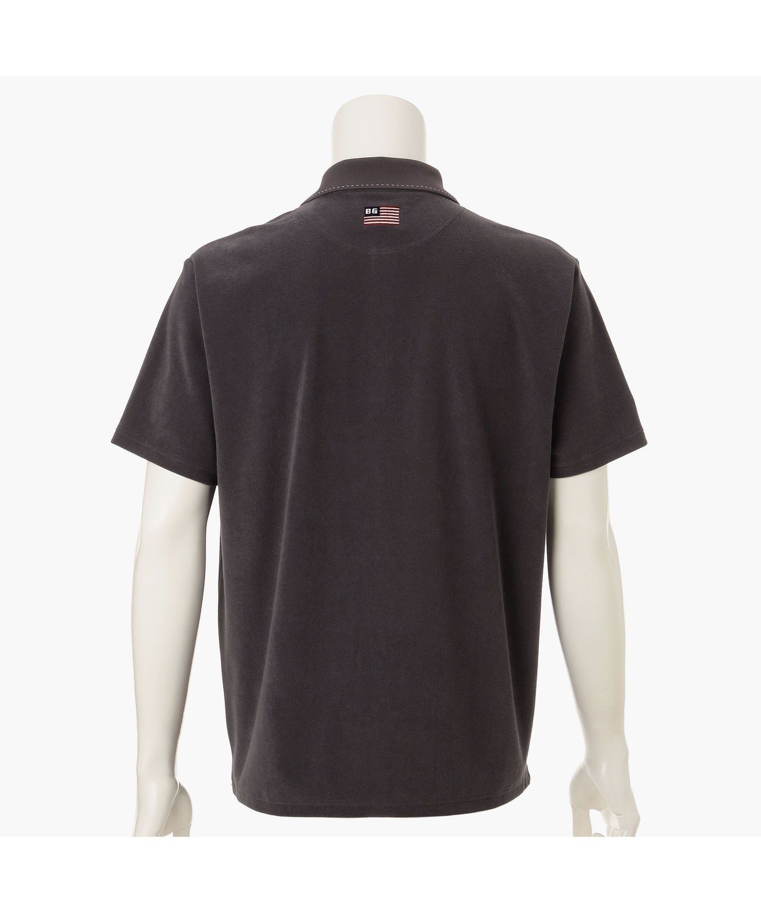 【SALE／20%OFF】BRIEFING GOLF FD メンズパイルポロ ブリーフィング トップス ポロシャツ グレー ホワイト【送料無料】