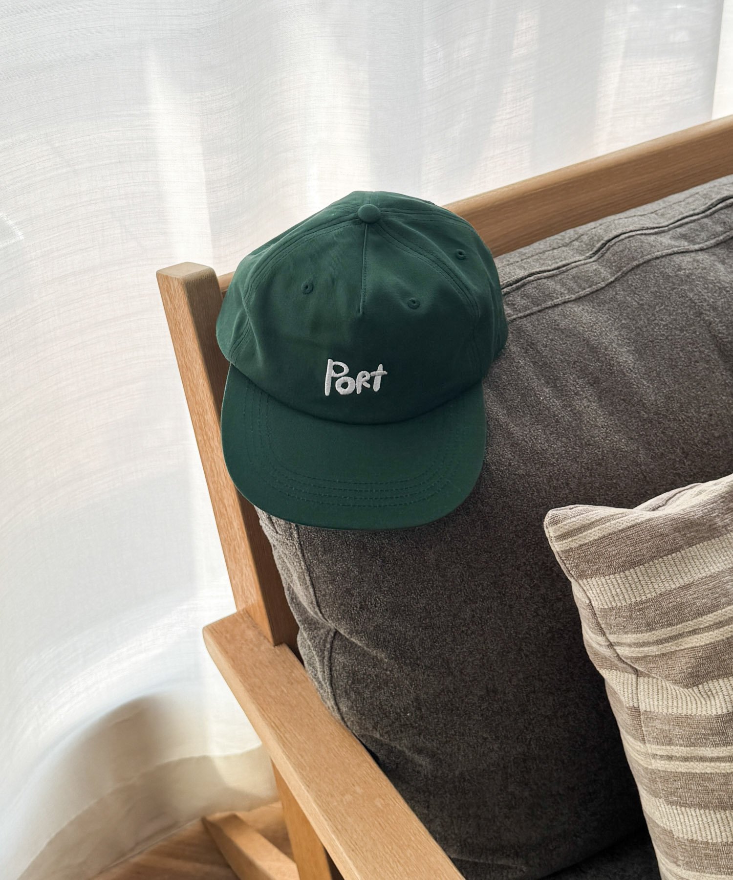 Lakey Park Lakey Park "PORT"CAP キャナルジーン 帽子 キャップ グリーン【送料無料】