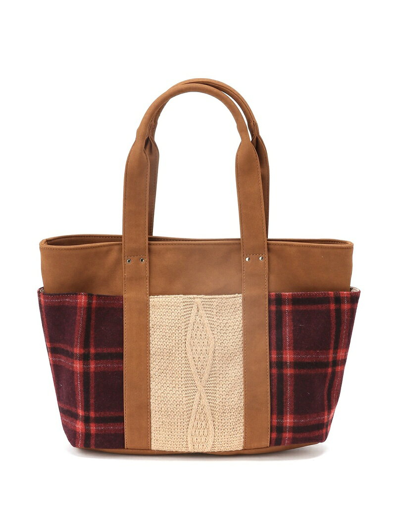 【SALE／50%OFF】DECOY Since1981 ケーブルトートバッグ(大) デコイシンス1981 バッグ トートバッグ ブラウンのサムネイル