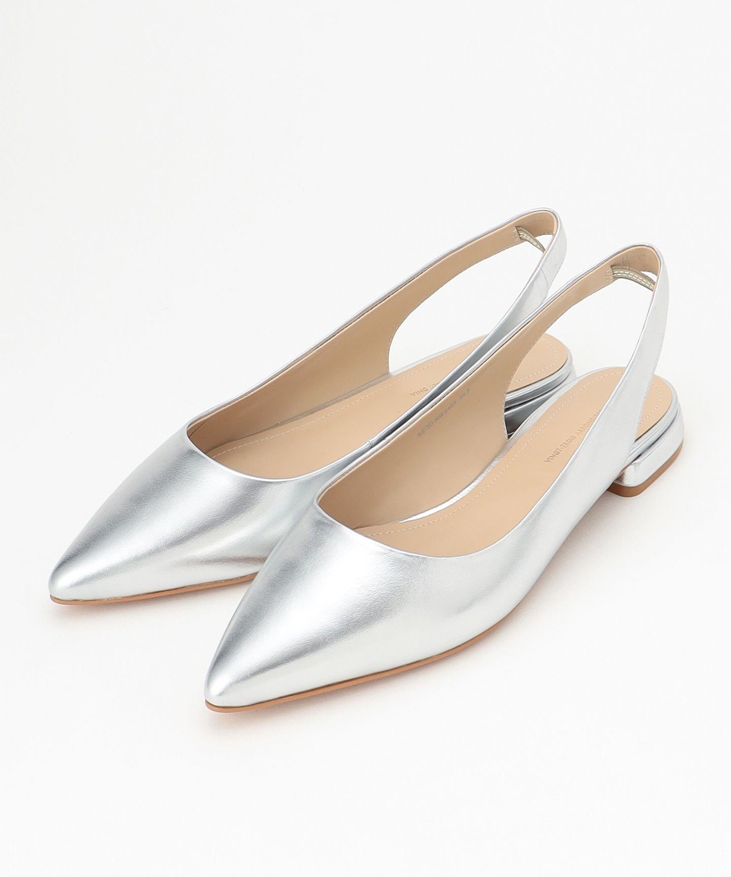 【SALE／40%OFF】23区 バックストラップ パンプス ニジュウサンク シューズ・靴 パンプス シルバー オレンジ【送料無料】のサムネイル