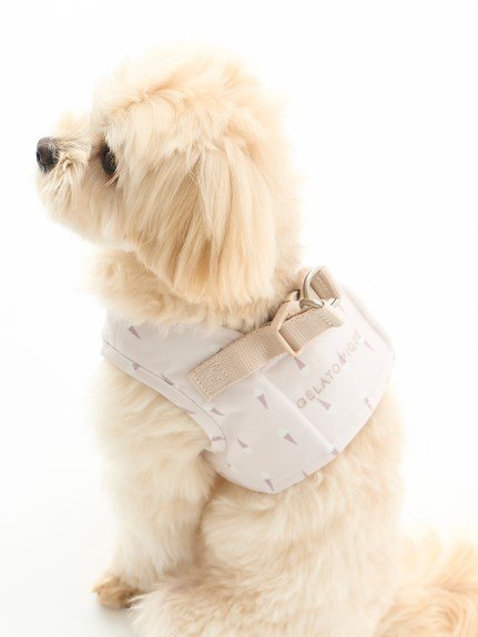 楽天Rakuten FashionGELATO PIQUE CAT&DOG 【CAT&DOG】【販路限定商品】モチーフ柄ハーネス ジェラートピケ ペット用品 ペット用首輪・ハーネス・リード ホワイト ピンク【送料無料】