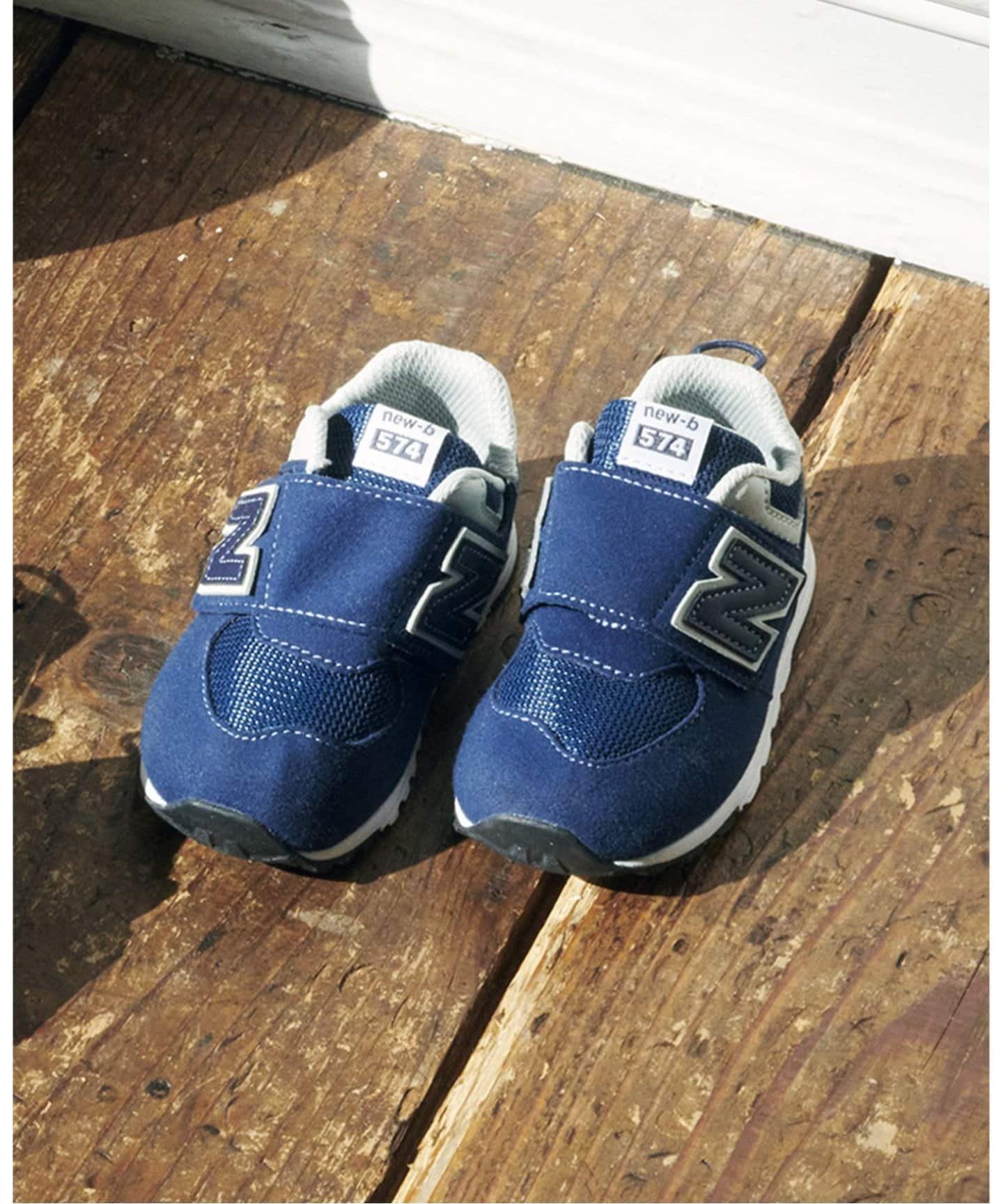 IENA ENFANT 【NEW BALANCE/ニューバランス】NEW-B 574 baby 13cm-16cm イエナ アンファン マタニティウェア・ベビー用品 その他のベビーグッズ ネイビー【送料無料】