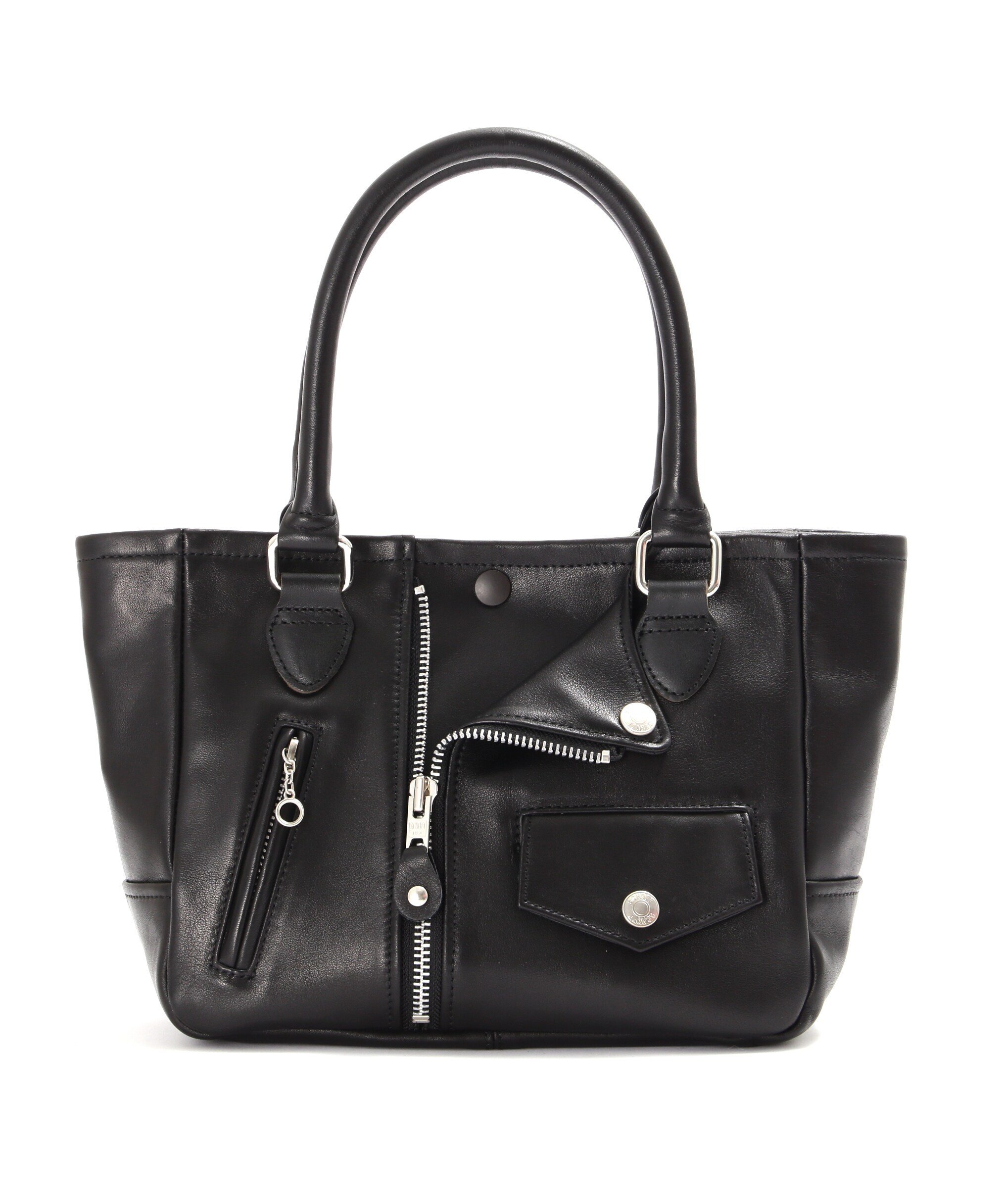 Schott MINI RIDERS TOTE BAG/ミニ ライダース トートバッグ ショット バッグ その他のバッグ ブラック【送料無料】