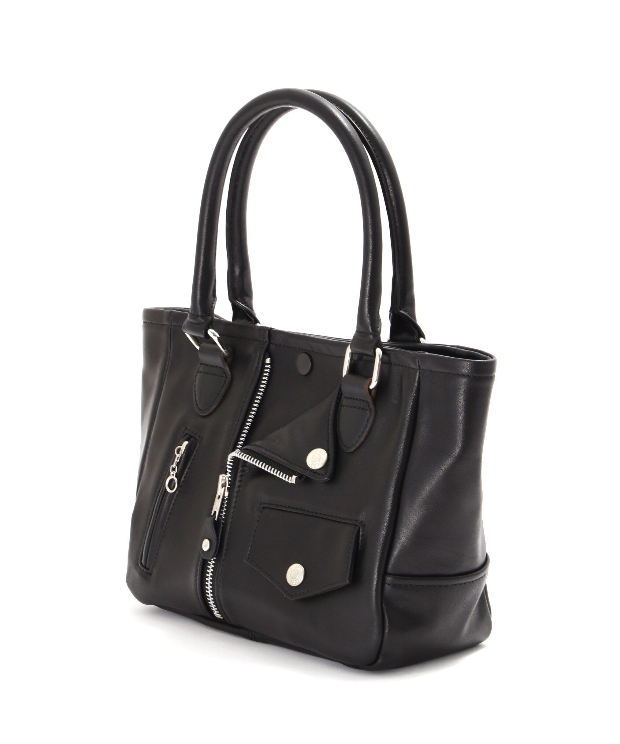 Schott MINI RIDERS TOTE BAG/ミニ ライダース トートバッグ ショット バッグ その他のバッグ ブラック【送料無料】