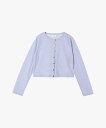 To b. by agnes b. WX51 CARDIGAN ボーダーコンパクトカーディガン アニエスベー トップス カーディガン ブルー【送料無料】(4)