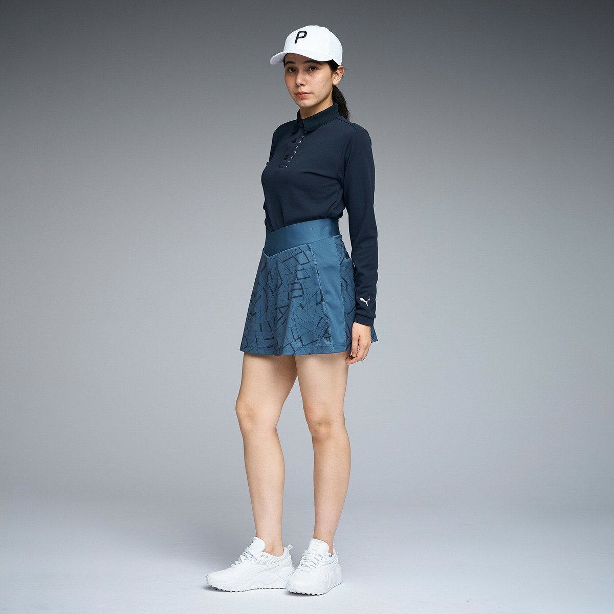 【SALE／30%OFF】PUMA ウィメンズ ゴルフ シャドウキャット ジク フレア スカート プーマ スカート その他のスカート ブラック【送料無料】