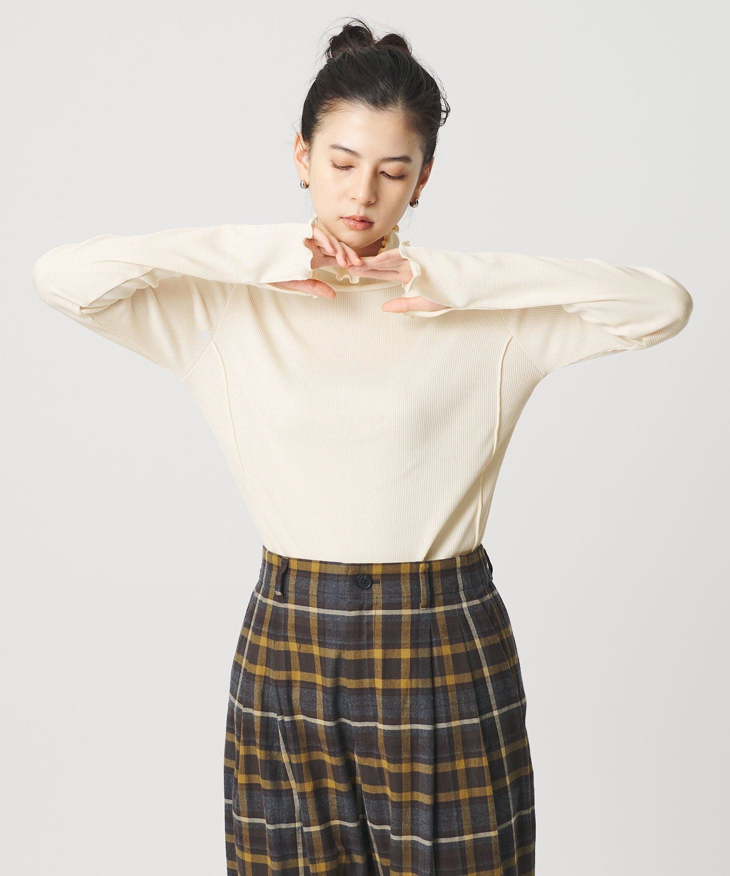 【SALE／10%OFF】BEAUTY&YOUTH UNITED ARROWS ポリエステルコットンテレコ メロータートルネック カッ..