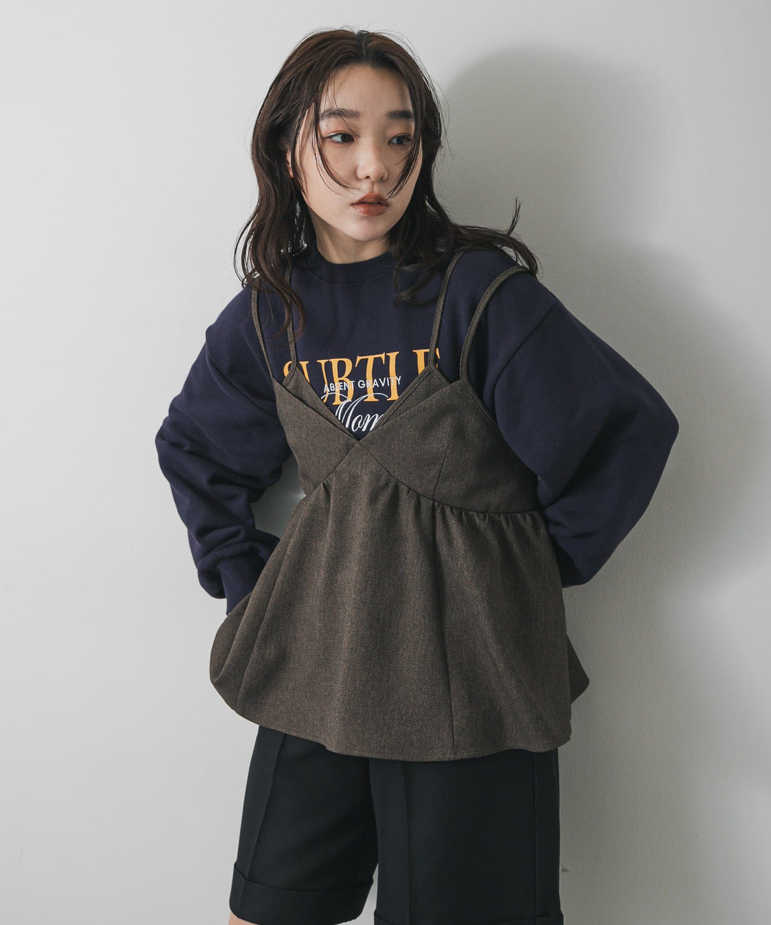 SENSE OF PLACE レイヤードデザインビスチェ センス オブ プレイス トップス その他のトップス ブラウ..