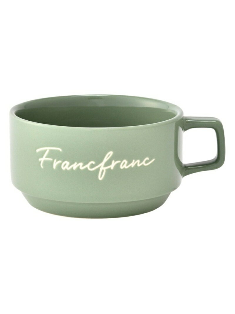 【SALE／31%OFF】Francfranc ロゴ スープカップ フランフラン 食器・調理器具・キッチン用品 その他の食器・調理器具・キッチン用品 グリーンのサムネイル