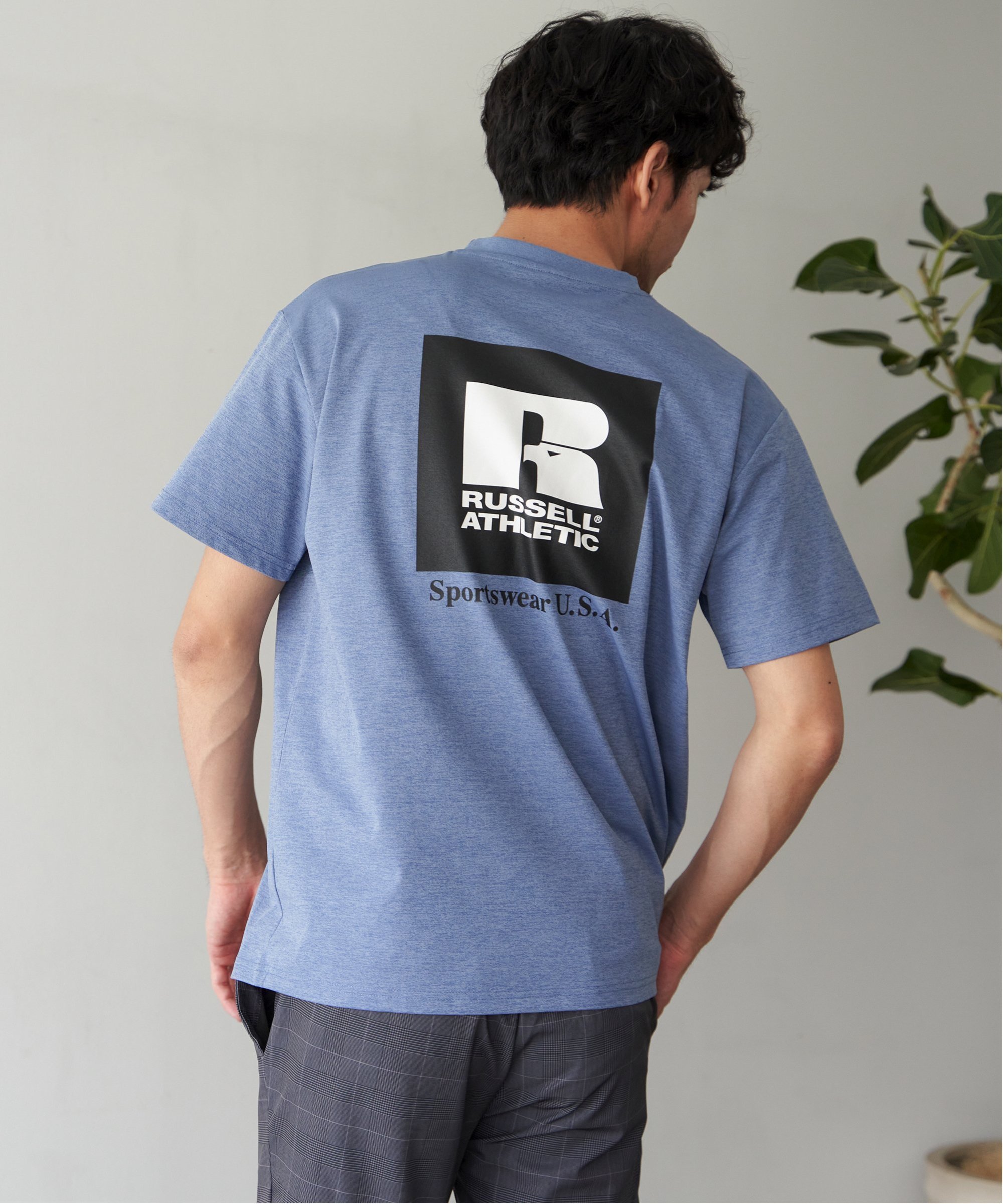 楽天市場】ラッセル(カラーブルー)(Tシャツ・カットソー 楽天市場】ラッセル(カラーブルー)(Tシャツ・カットソー