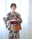 utatane 浴衣 セット レディース 浴衣セット 大人 3点セット(浴衣/帯/下駄) フリー ウタタネ 着物・浴衣・和装小物 浴衣 ホワイト【送料無料】