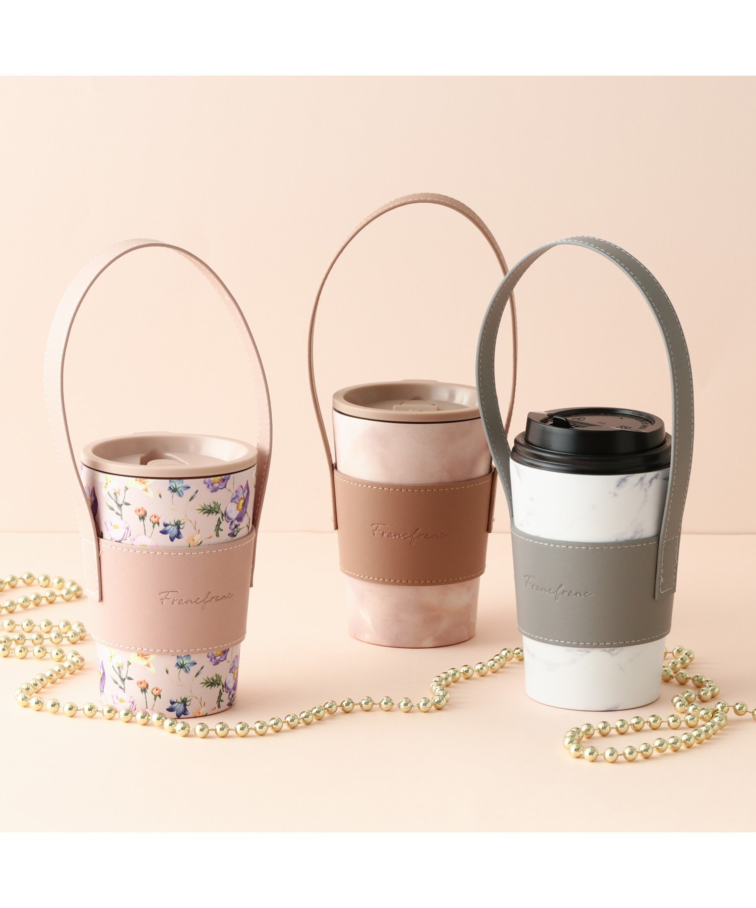 ルースト サーモタンブラー M  マルチフラワー