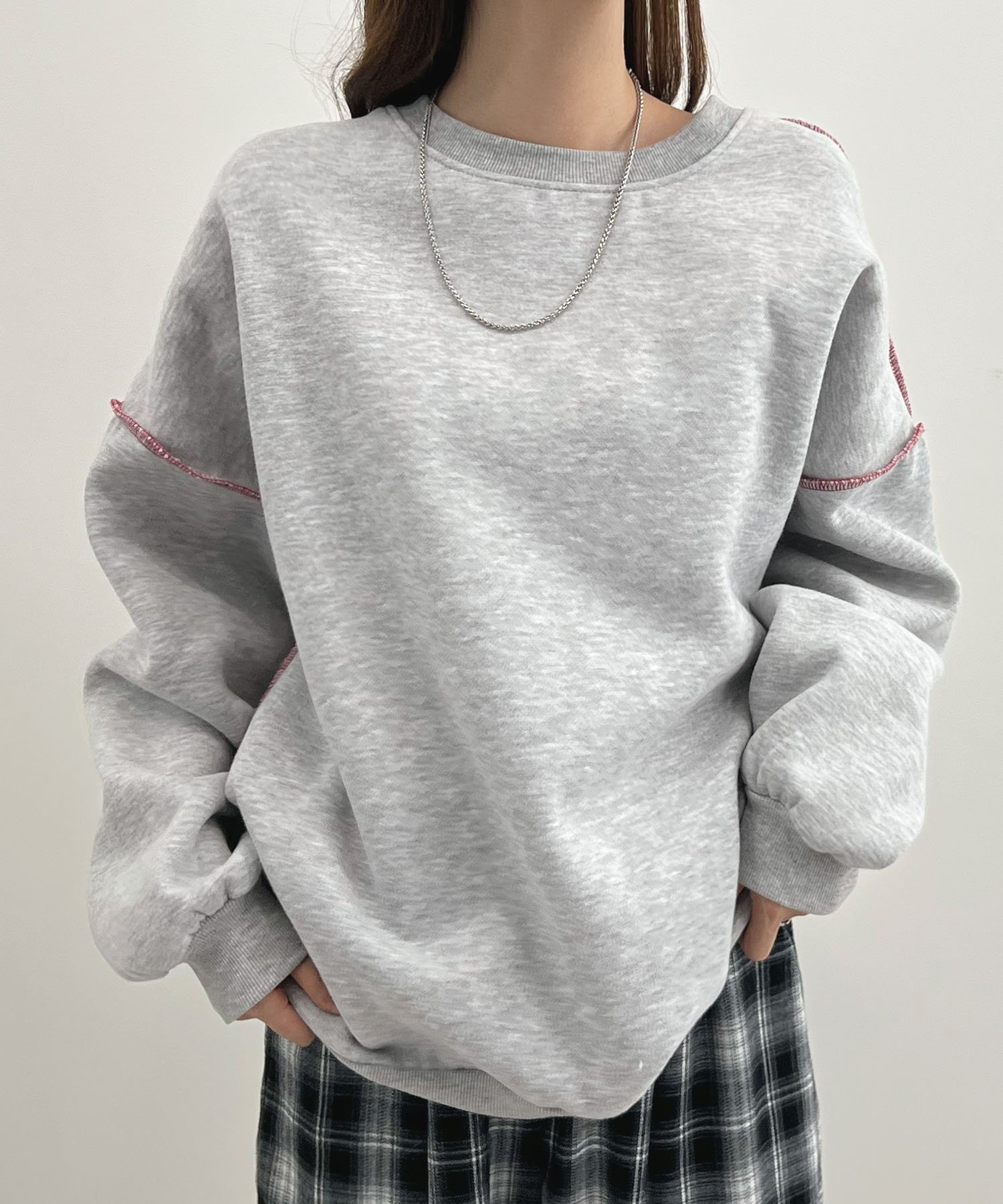 【SALE／20%OFF】Futier Land 裏起毛リンキングスウェットプルオーバー フューティアランド トップス ..