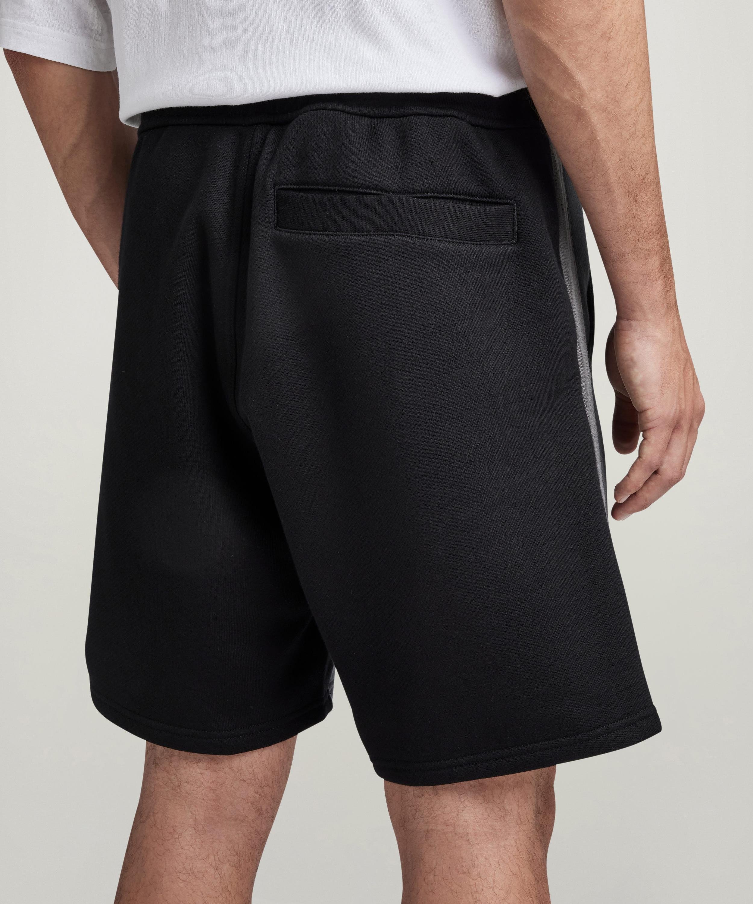 【公式ショップ】TAPE COLOR BLOCK SWEAT SHORTS/テープデザインスウェットショートパンツ ジースターロゥ パンツ ジャージ・スウェットパンツ ブラック