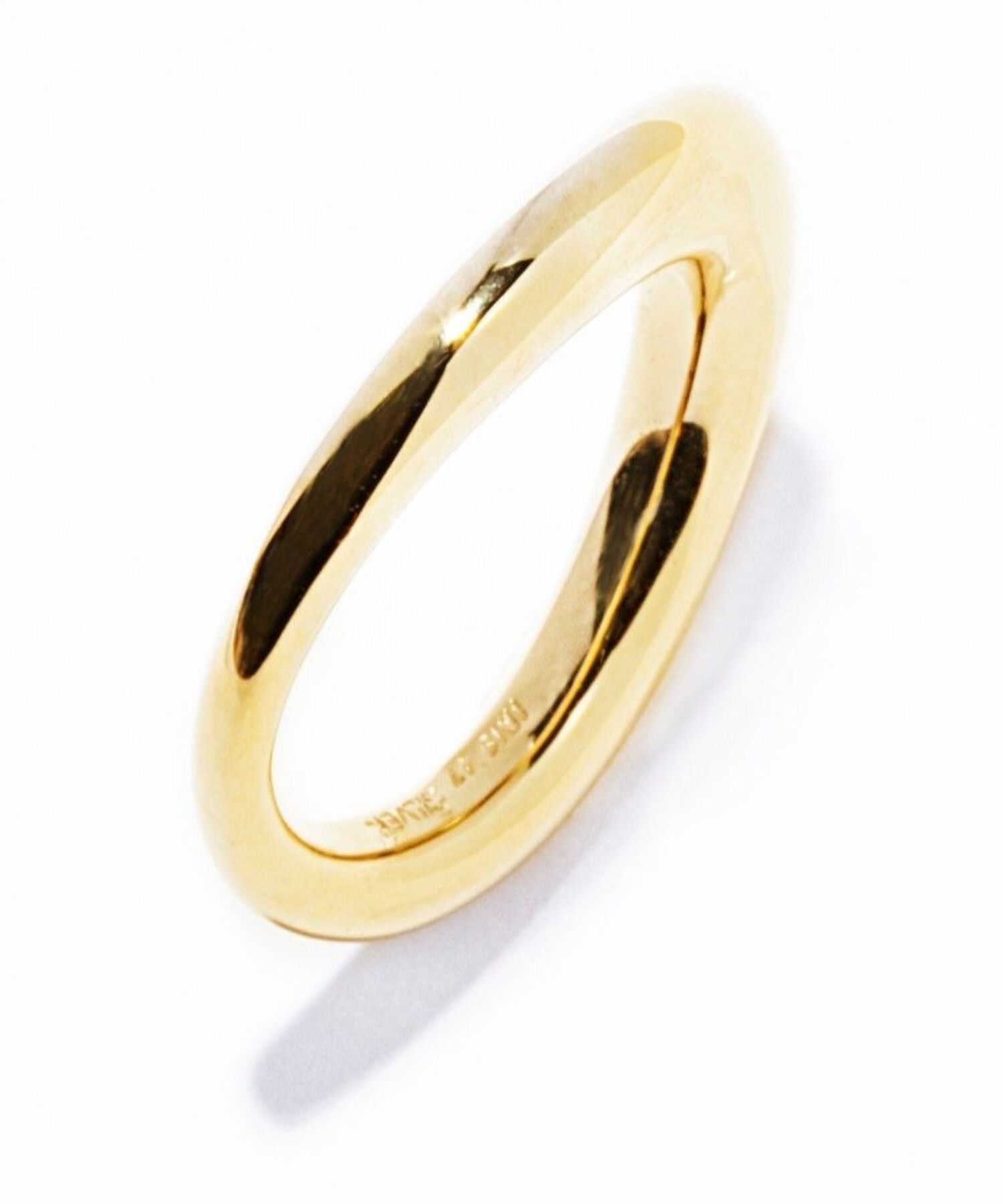IRIS47 IRIS 47/warp ring フォブ アクセサリー・腕時計 リング・指輪 ゴールド