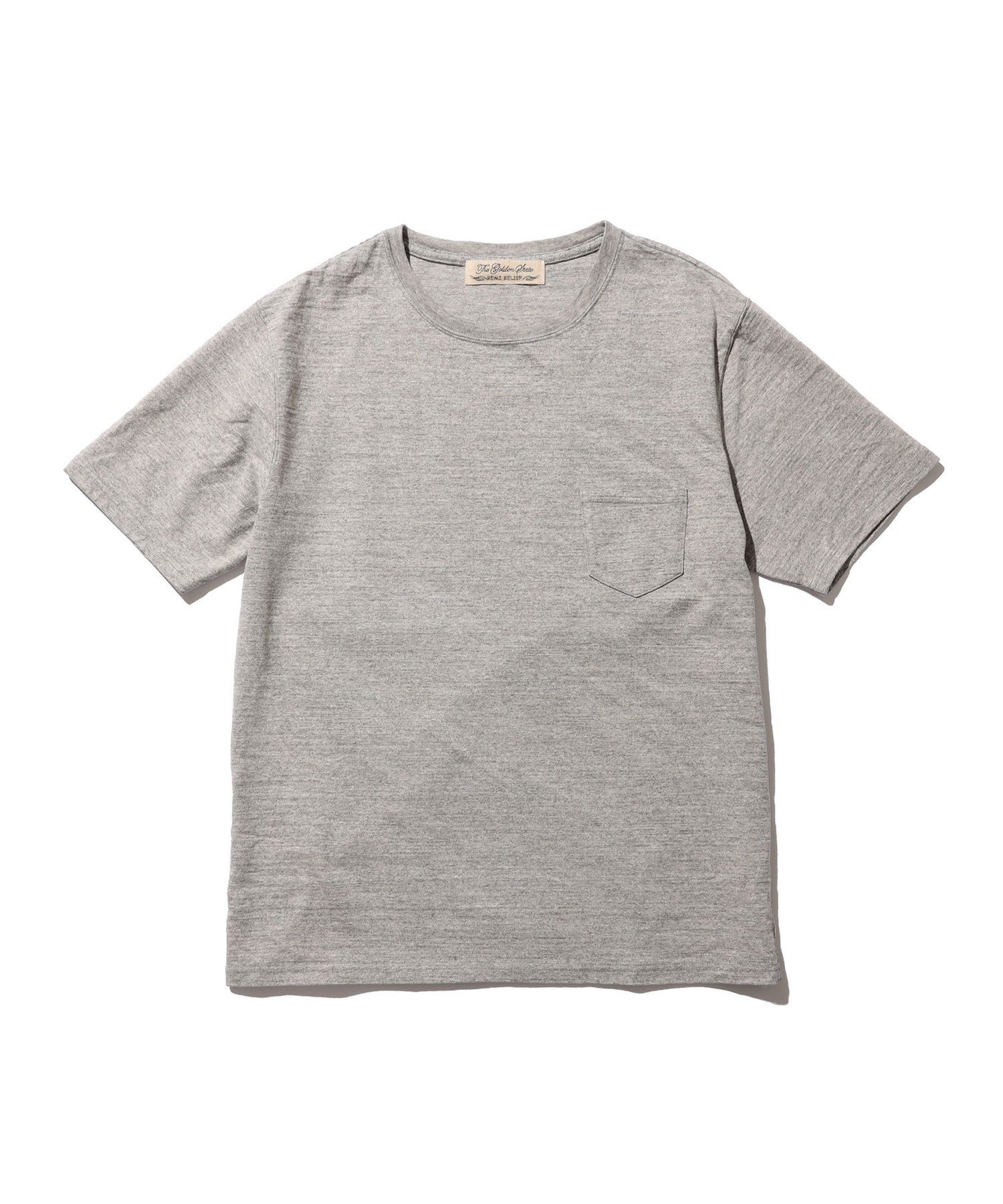 BEAMS PLUS 【別注】REMI RELIEF / Pocket T-shirt Heather Grey ビームス メン トップス カットソー・Tシャツ グレー【送料無料】