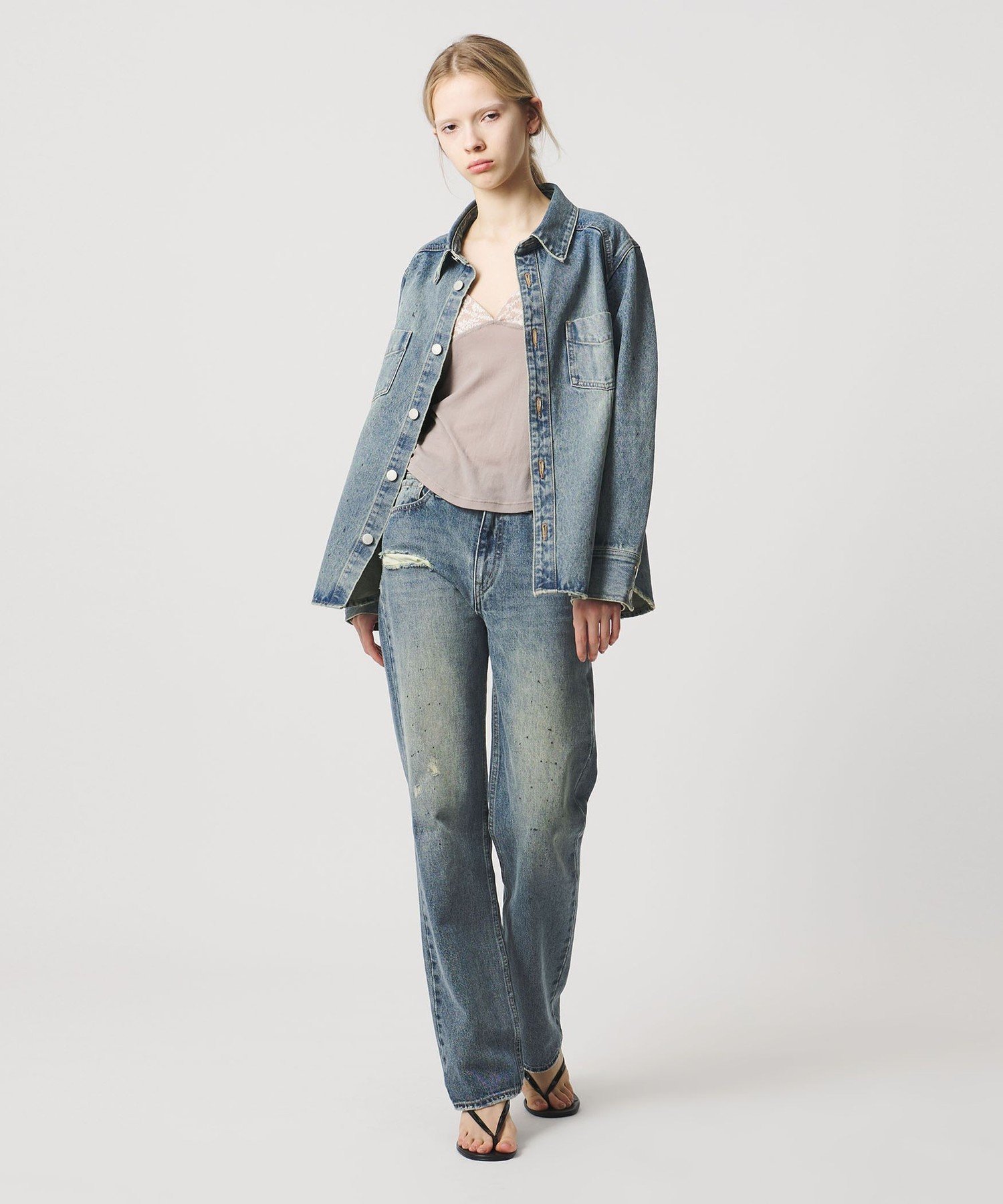 ATTISESSION ＜ATTISESSION＞スリム ストレート デニム パンツ ビューティー＆ユース　ユナイテッドアローズ パンツ ジーンズ・デニムパンツ【送料無料】