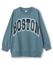 【SALE/53%OFF】and D.petitmain 【リンク】カレッジロゴラグランスリーブスウェット ナルミヤオンライン トップス スウェット・トレーナー...