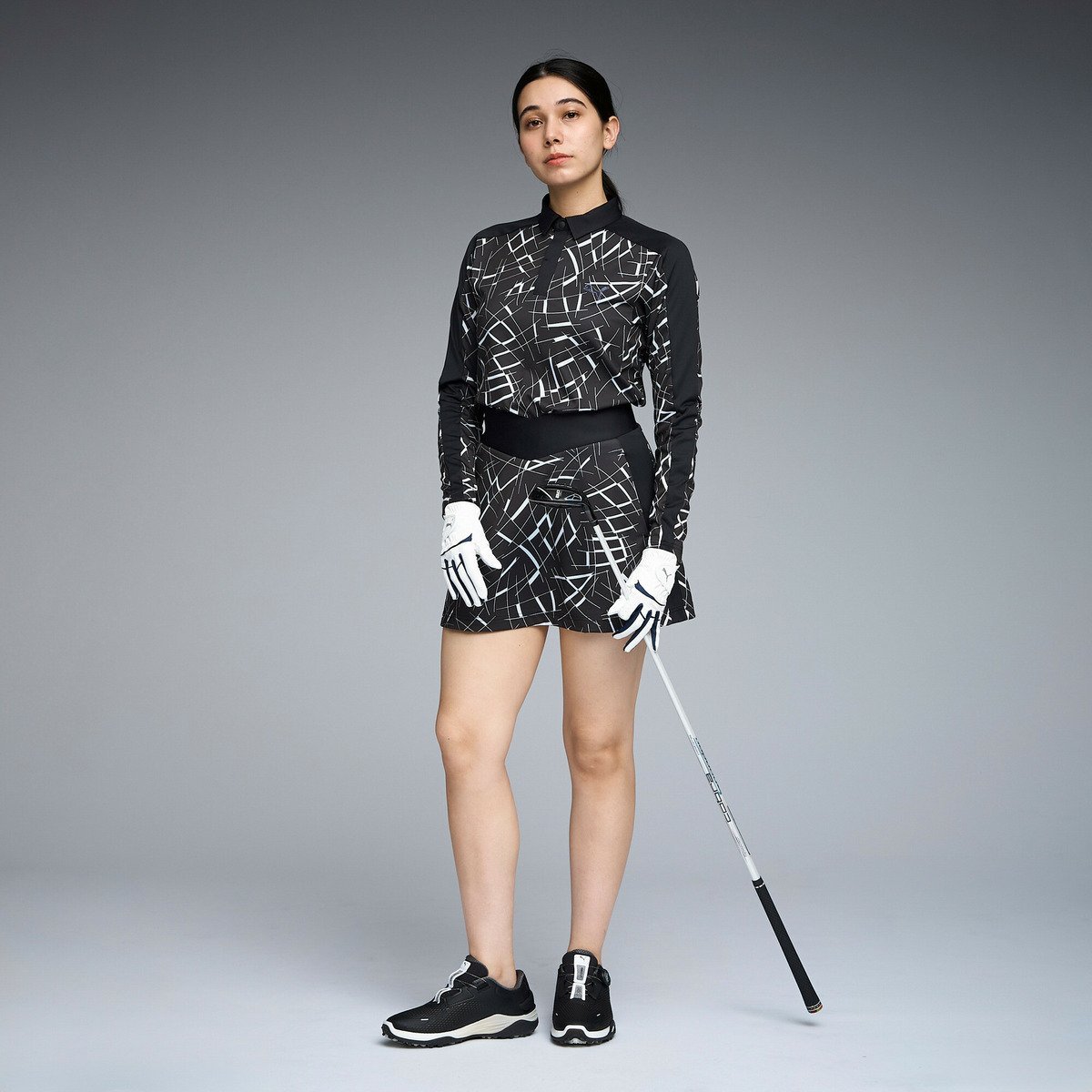 【SALE／30%OFF】PUMA ウィメンズ ゴルフ シャドウキャット ジク フレア スカート プーマ スカート その他のスカート ブラック【送料無料】