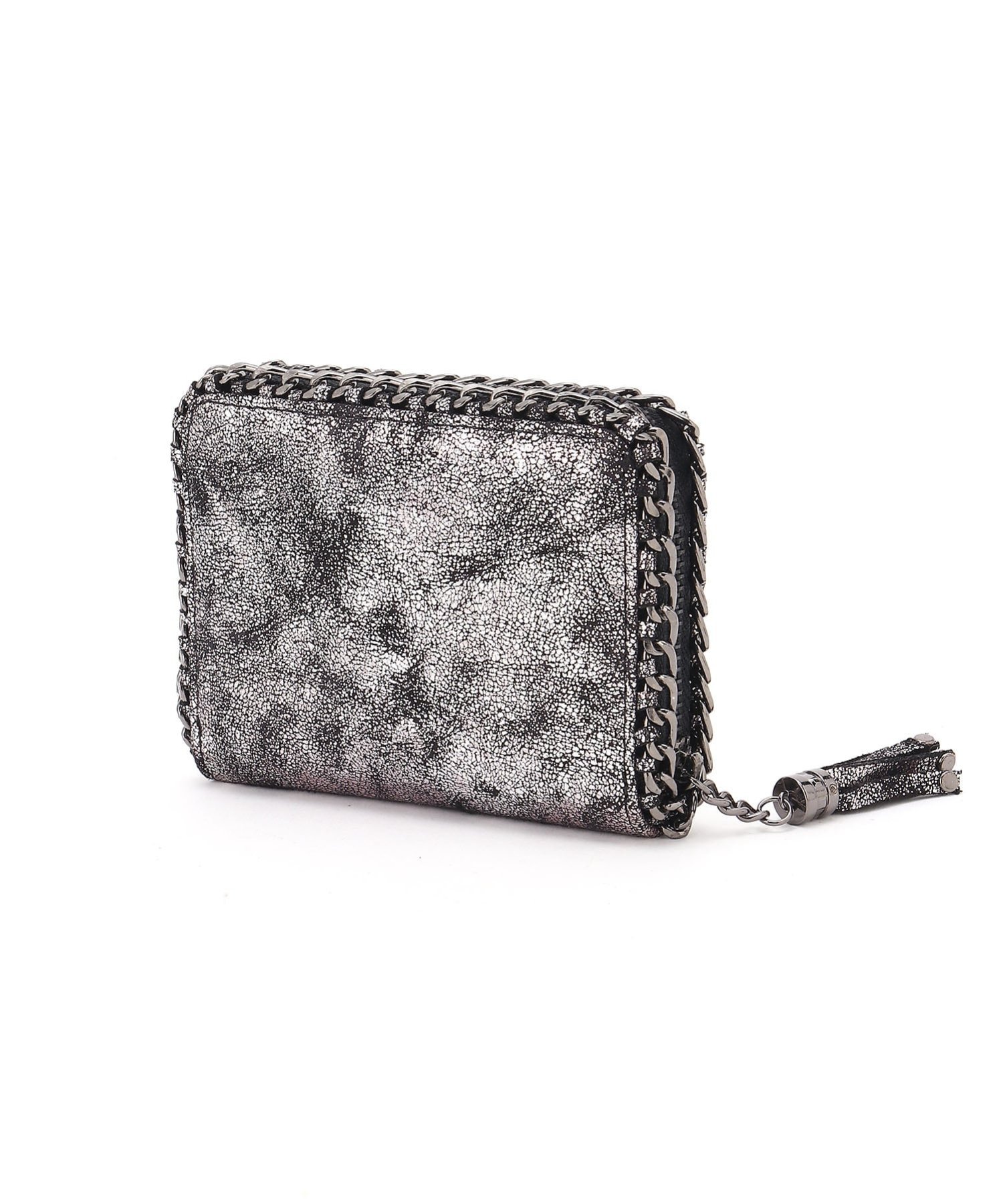 fiore fiore/(W)エッジチェーンRFミニウォレット ファッションバッグプラザ　ラミー 財布・ポーチ・ケース 財布 シルバー【送料無料】