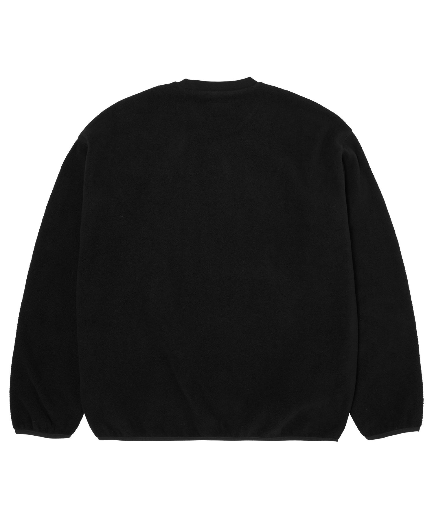 HUF H DOT POLAR FLEECE CREWNECK SWEATSHIRT / HUF ハフ フリースクルー ハフ トップス スウェット・トレーナー ブラック【送料無料】