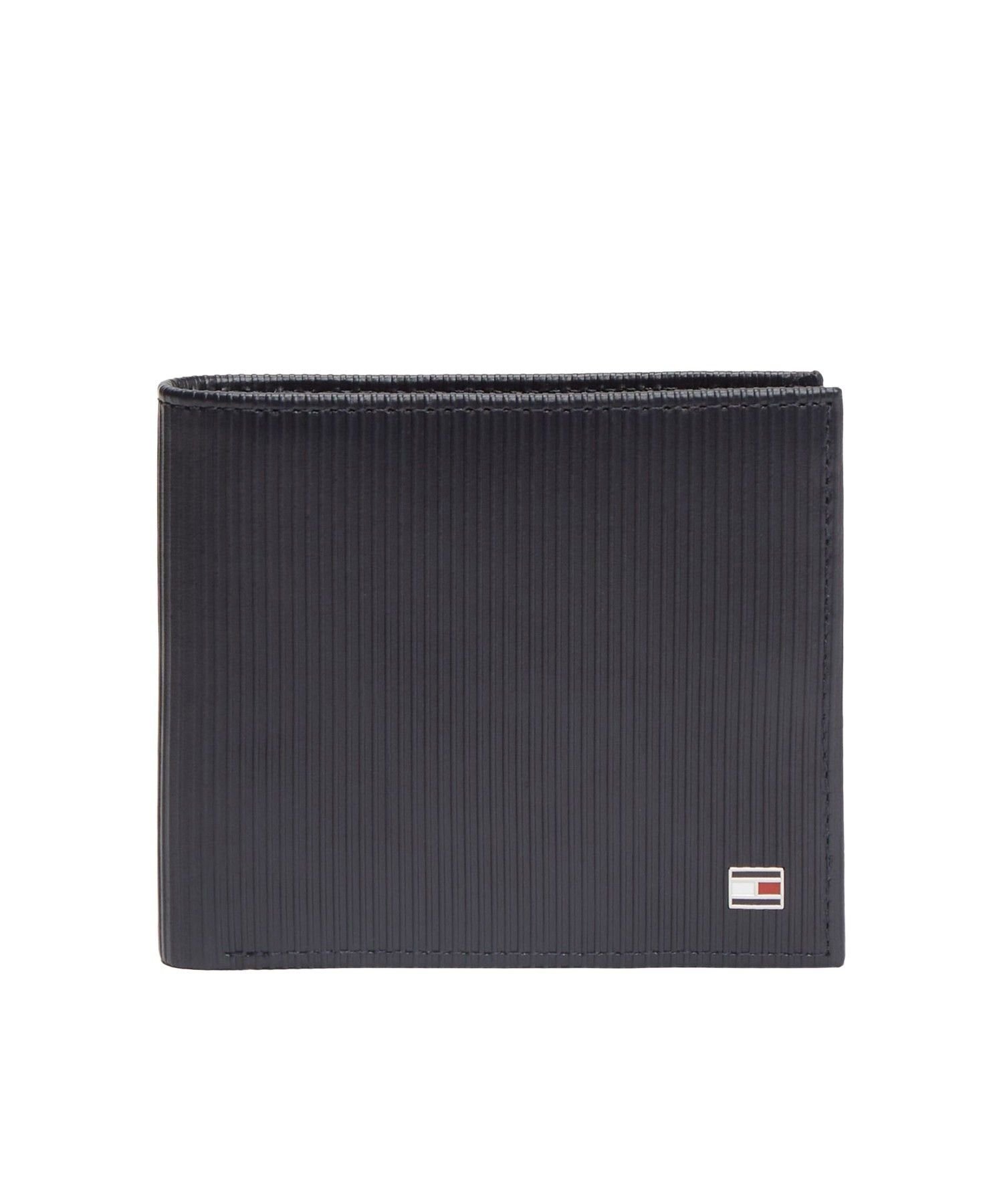 【SALE／20%OFF】TOMMY HILFIGER フラッグカードアンドコインウォレット トミーヒルフィガー 財布・ポーチ・ケース 財布 ネイビー ブラック【送料無料】