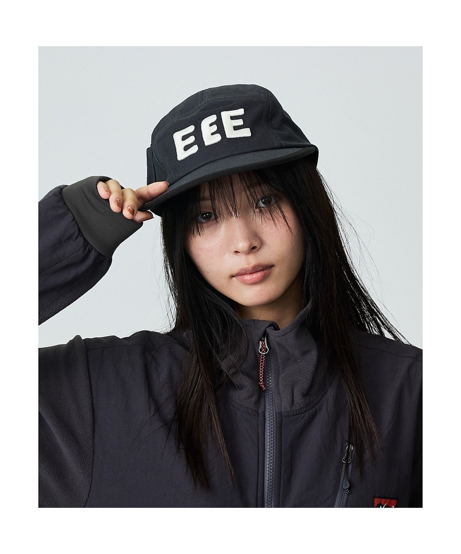 ABAHOUSE LASTWORD 【elldu/エルドゥ】POKET CAMP CAP キャップ/ユニセックス/韓 アバハウス 帽子 ハット ネイビー グレー【送料無料】