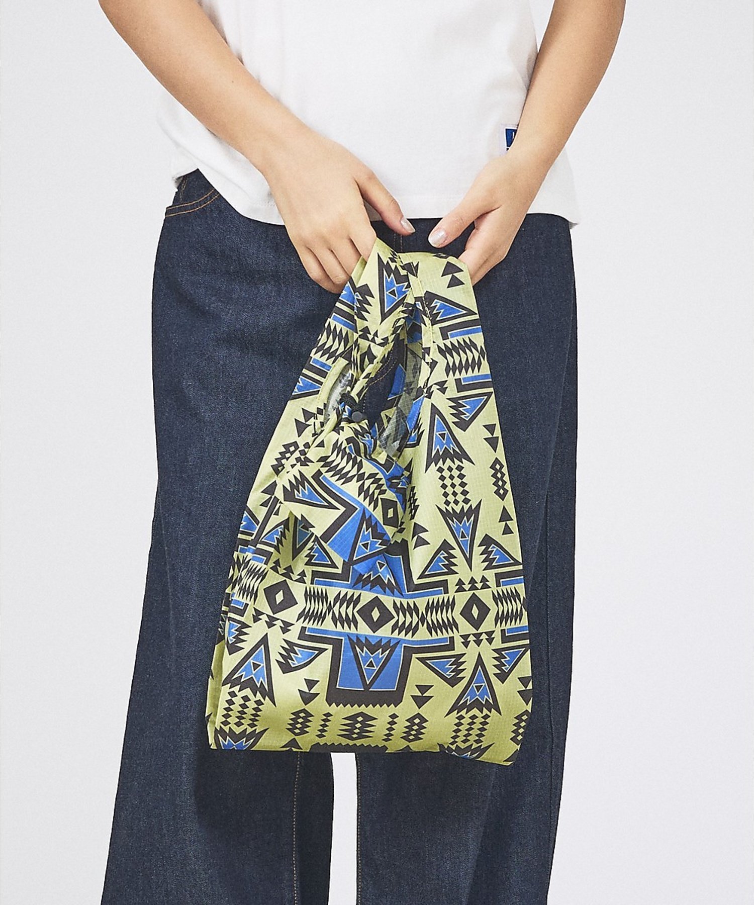 ABAHOUSE LASTWORD 【PENDLETON / ペンドルトン】SHOPPER With POUCH/シ アバハウス バッグ エコバッグ・サブバッグ イエロー グレー グリーン ネイビー