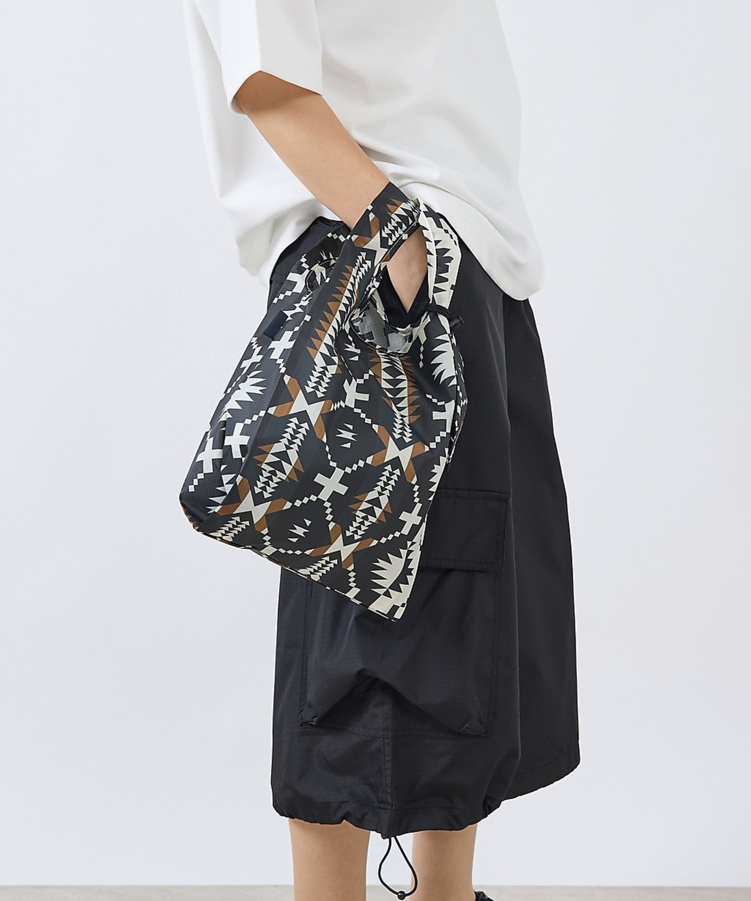 ABAHOUSE LASTWORD 【PENDLETON / ペンドルトン】SHOPPER With POUCH/シ アバハウス バッグ エコバッグ・サブバッグ イエロー グレー グリーン ベージュ ブラック ネイビー ブルー