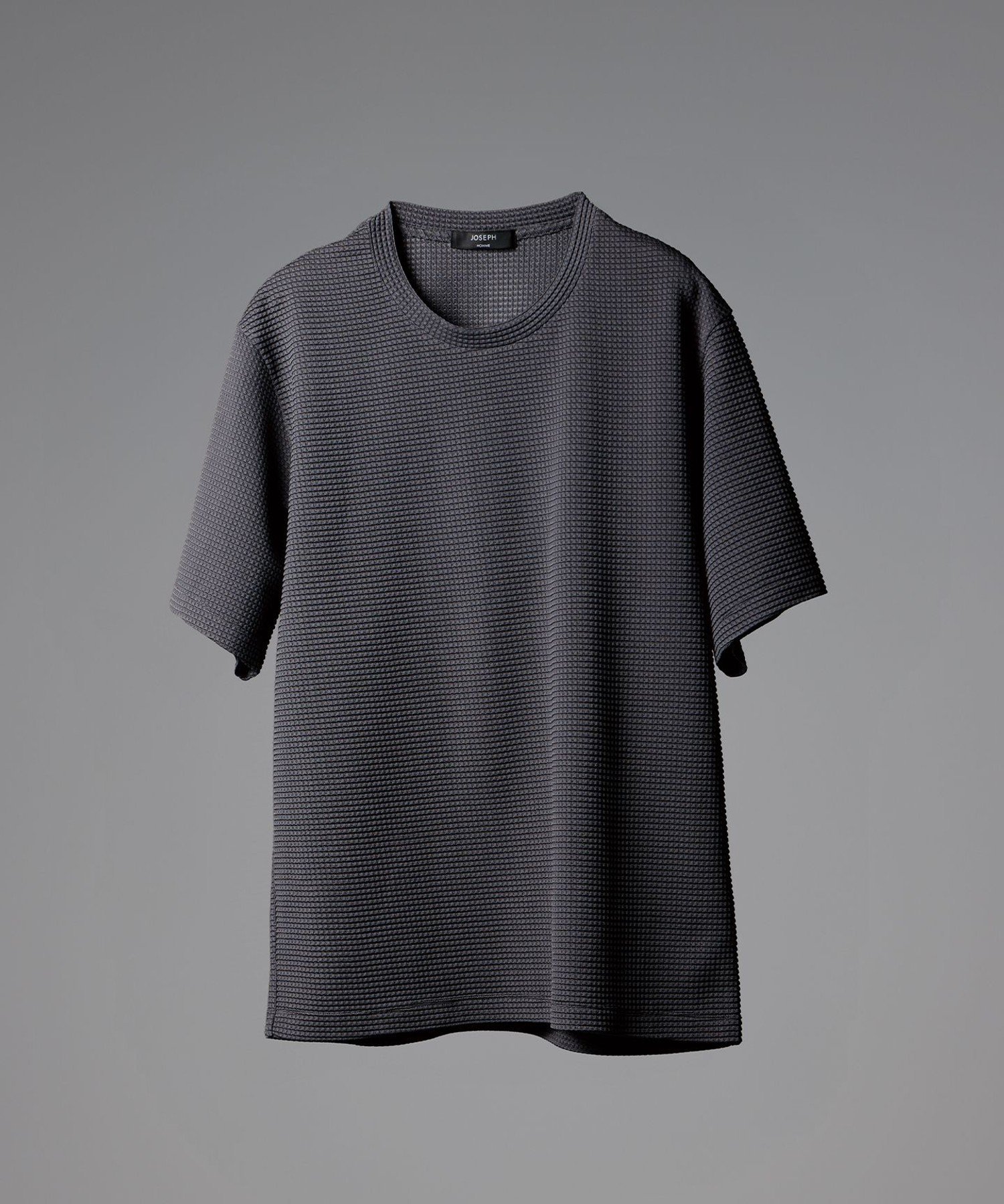 JOSEPH HOMME 【オリジナル素材 】ライトタックジャージー クルーネックTシャツ ジョゼフ オム トップス カットソー・Tシャツ ネイビー ブラック ホワイト グレー【送料無料】