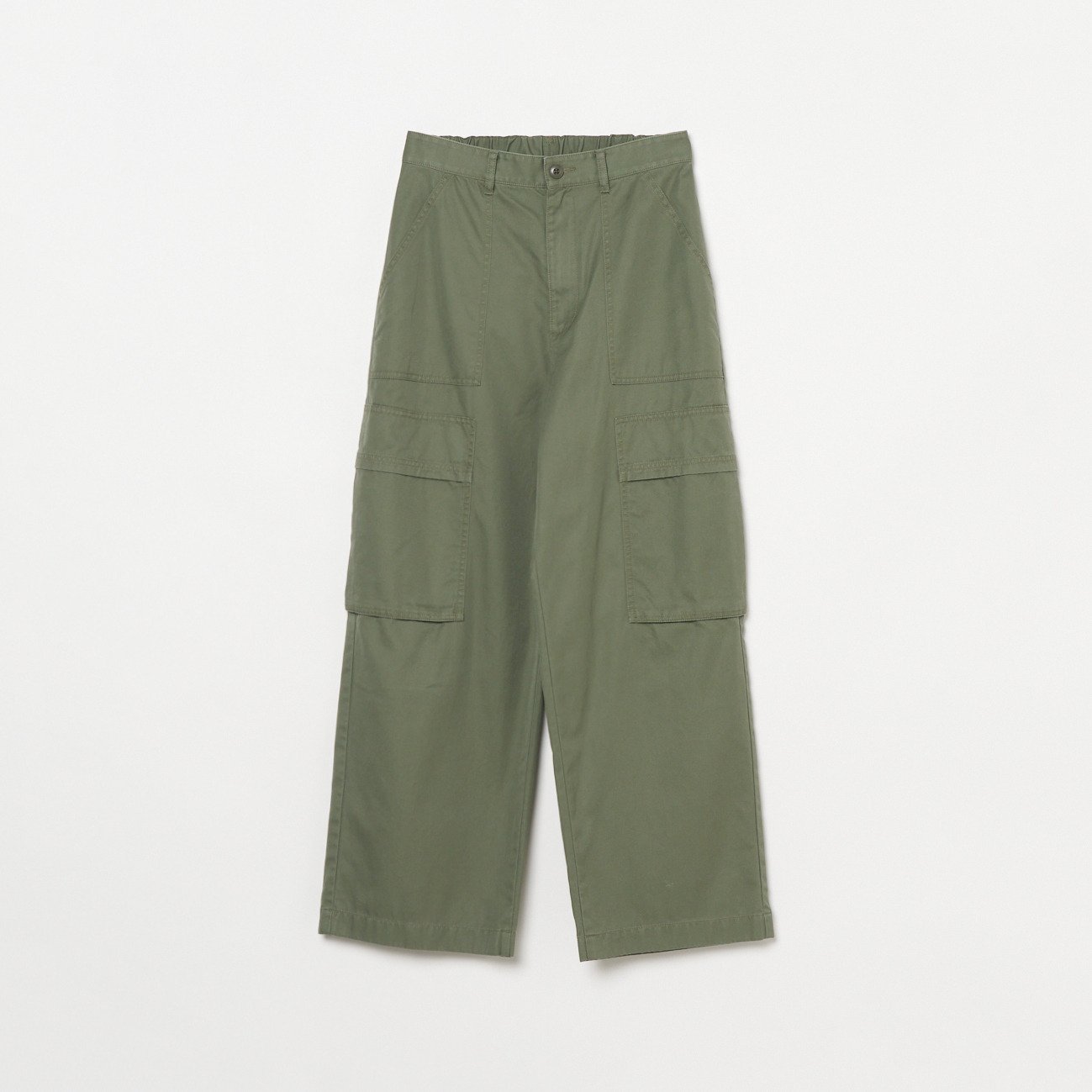 HELIOPOLE MILITARY PANTS エリオポール パンツ その他のパンツ グリーン ブラウン
