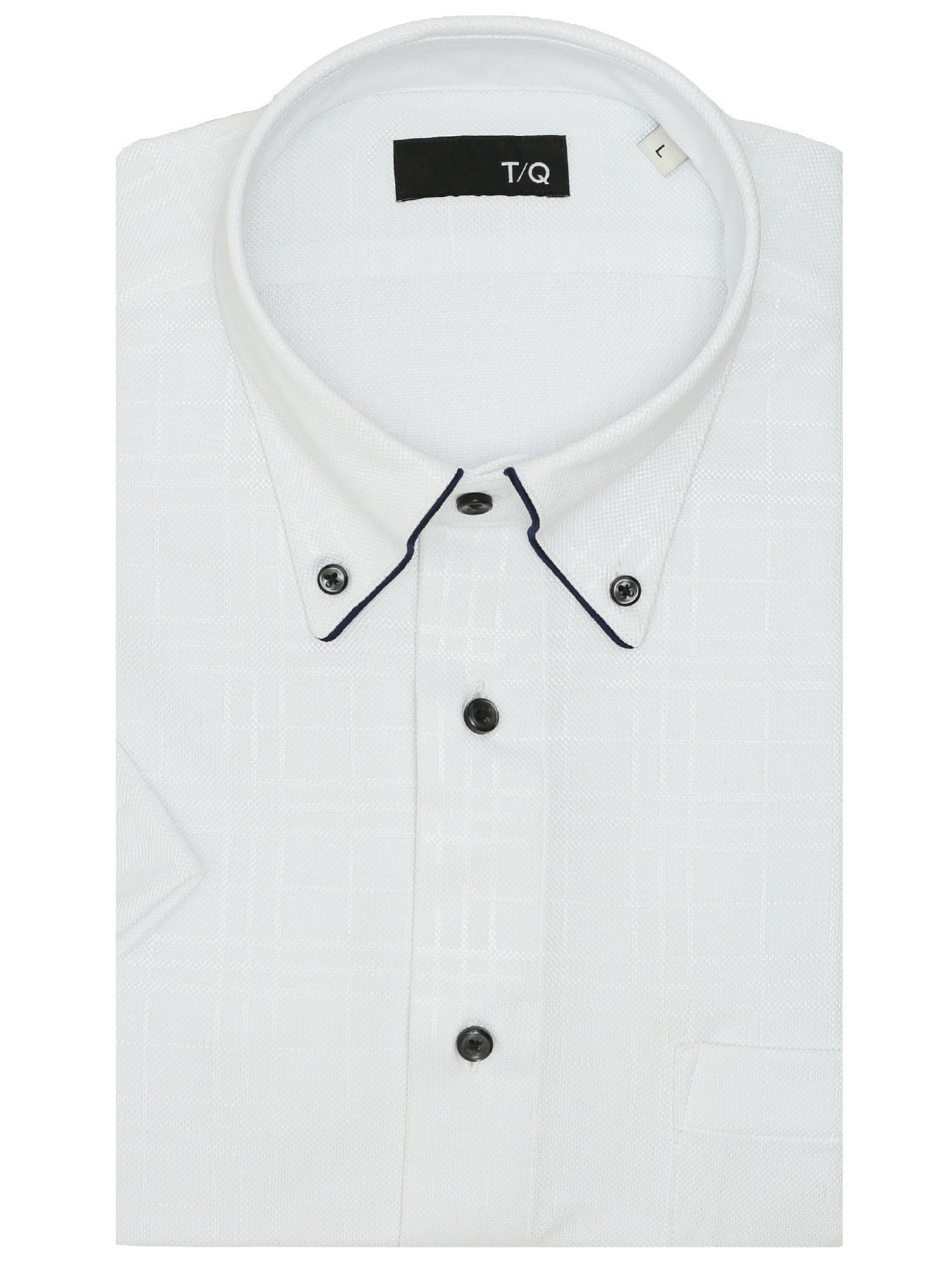 【SALE／30%OFF】TAKA-Q ストレッチ 吸水速乾 ノンアイロン クールパス ニット NEWスタンダードフィット ボタンダウン 半袖 ビジネス ドレス ワイシャツ メンズ タカキュー スーツ・フォーマル Yシャツ・カッターシャツ ホワイト【送料無料】