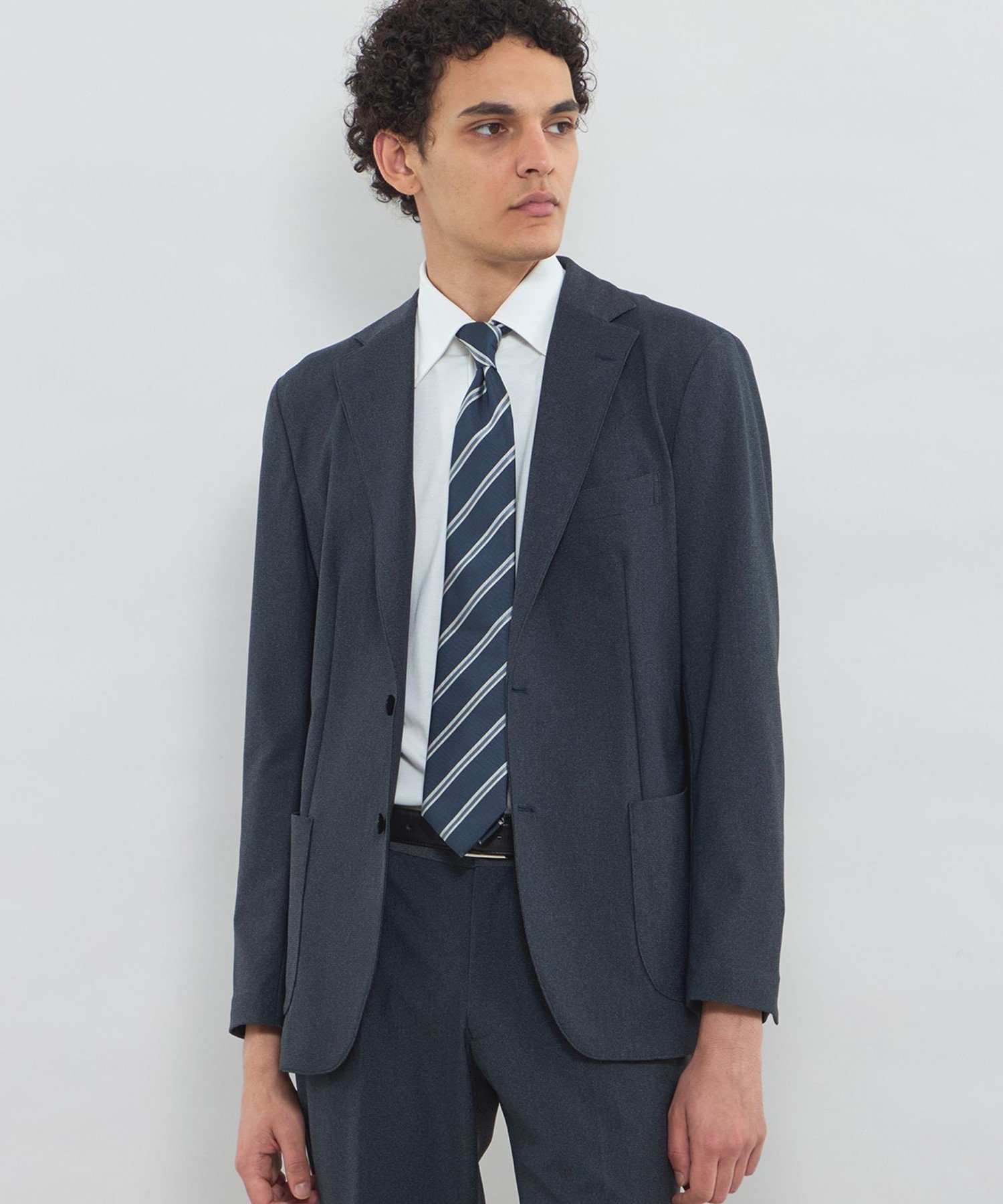 MACKINTOSH LONDON 【BREASY JACKET】エアトゥールセットアップジャケット マッキントッシュ ロンドン ジャケット・アウター その他のジャケット・アウター ネイビー グレー【送料無料】