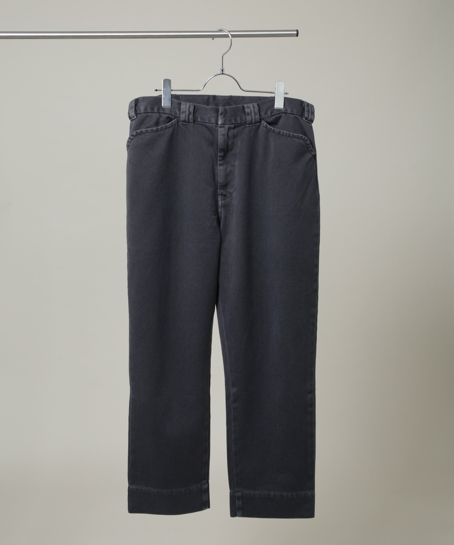 NANO universe AUTHEN/「ASSEMBLANC」×AUTHEN シルクナイズド PT ナノユニバース パンツ その他のパンツ ブラック